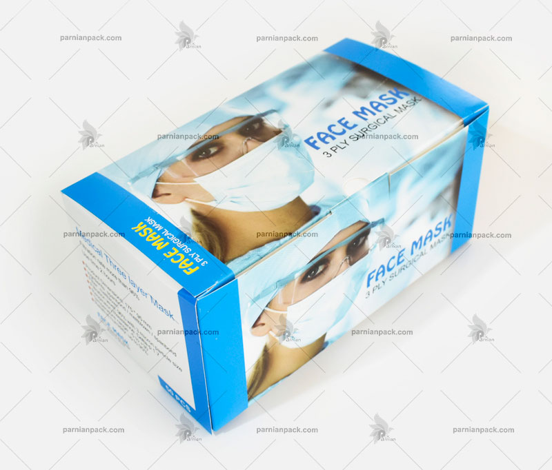 جعبه ماسک سه لایه