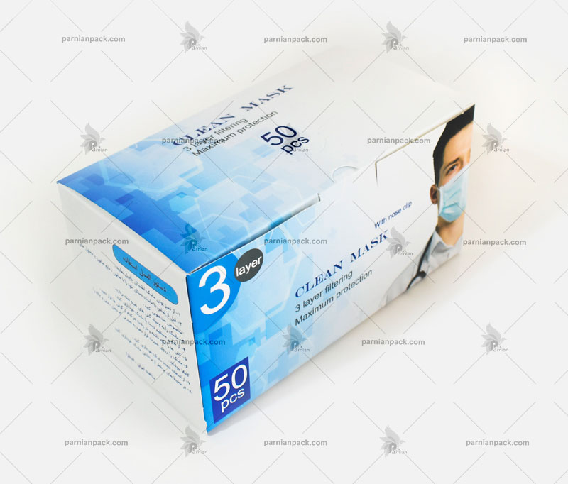 جعبه ماسک سه لا